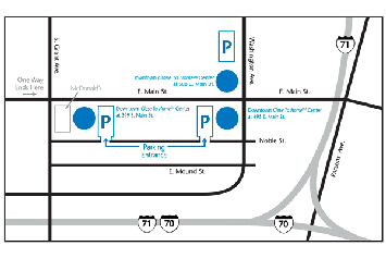 Downtown Close To Home Centers Map