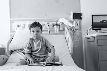 Nationwide Children's Hospital Patient Stock Photo