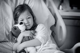 Nationwide Children's Hospital Patient Stock Photo
