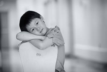 Nationwide Children's Hospital Patient Stock Photo