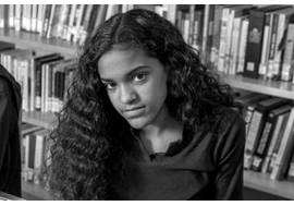 Teens Working in Library 