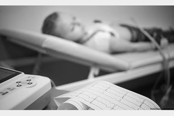 Child at the heart clinic.