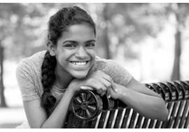 Teenage Girl Outside